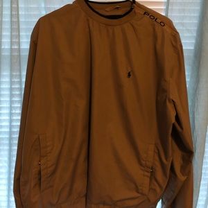 this polo windbreaker material